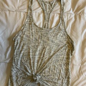 Jockey Racerback Tank Top Heather Grey XL